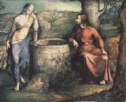 George Richmond Christ and the Woman of Samaria oil painting